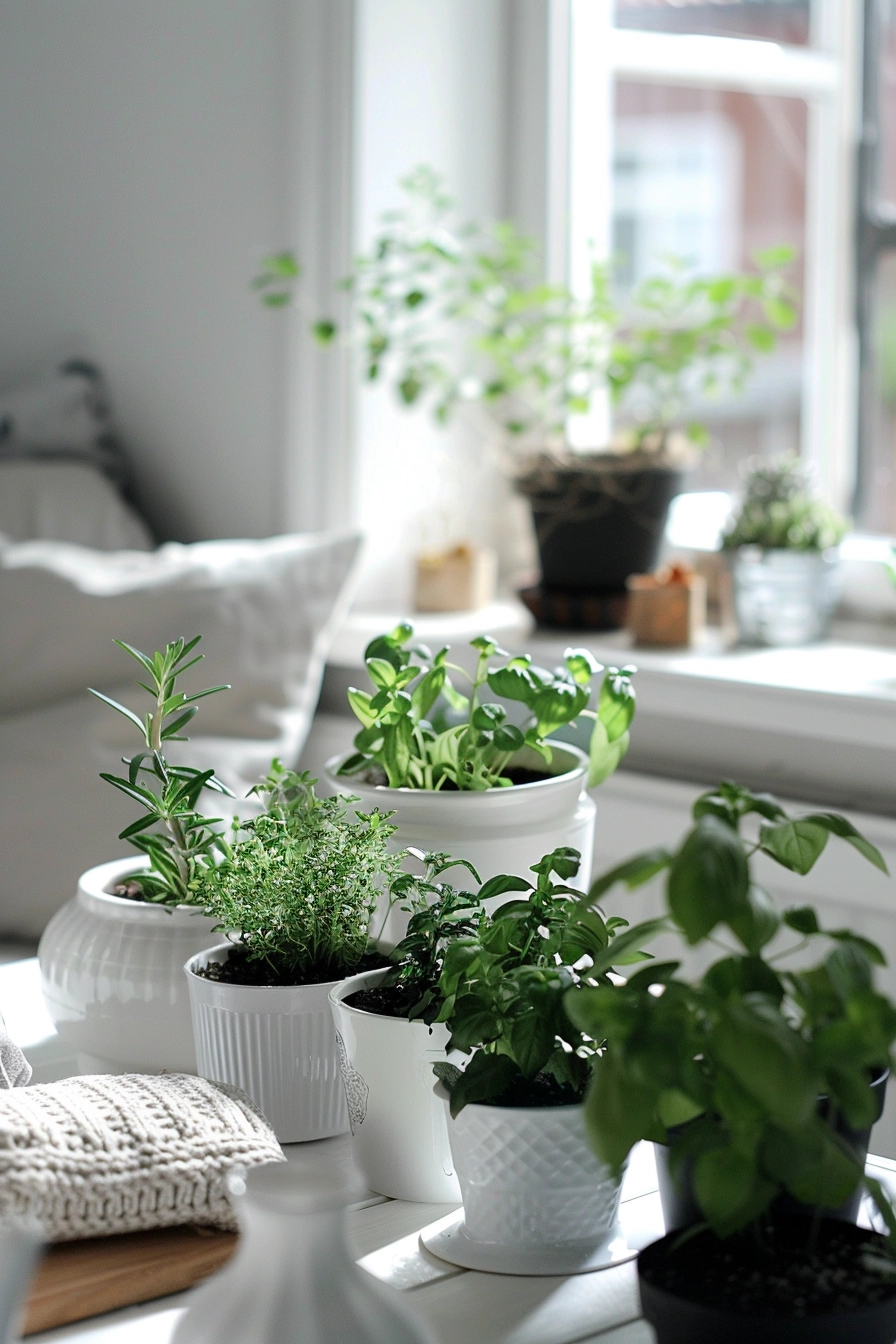 Indoor Herb Garden Setup
