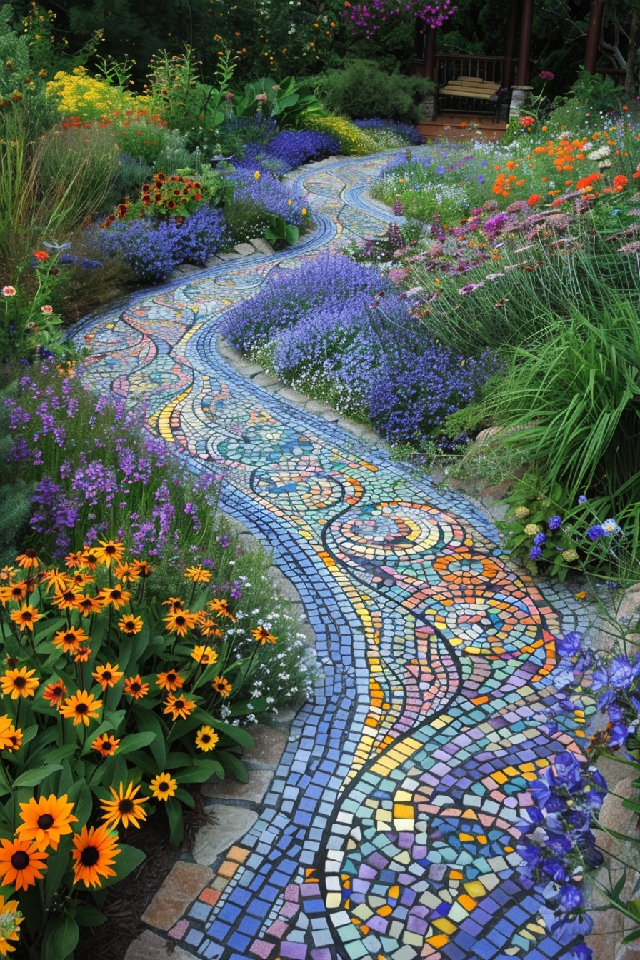 Whimsical Stepping Stones and Enchanting Gravel Paths