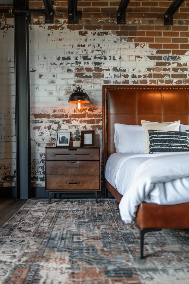 Industrial Bedroom Furniture and Decor Ideas