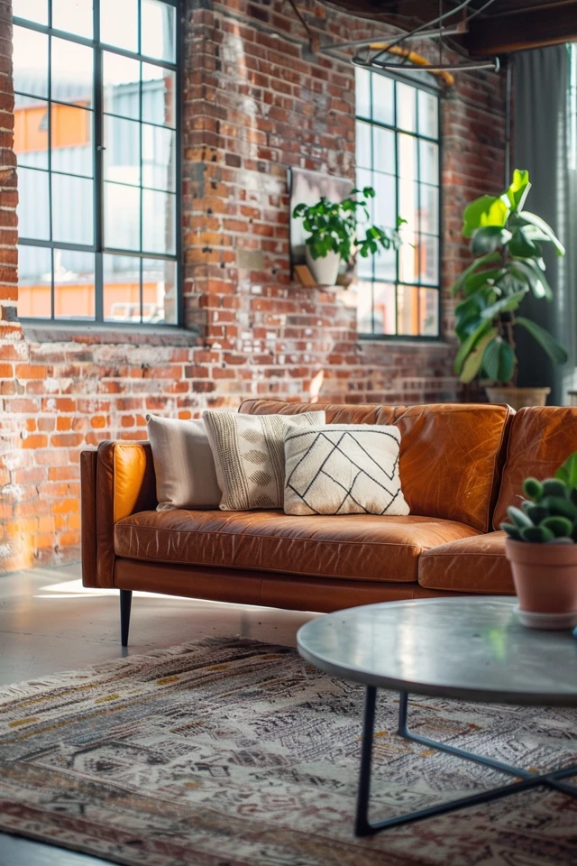 How to Decorate Living Room Industrial Style - photo 2