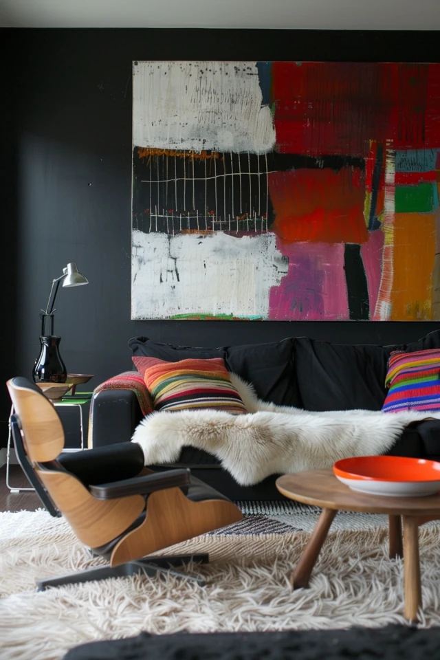 Chic Black Wall Paint Techniques