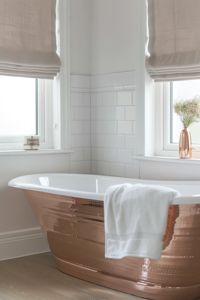 Rose Gold Color Palette for a Luxurious Bathroom