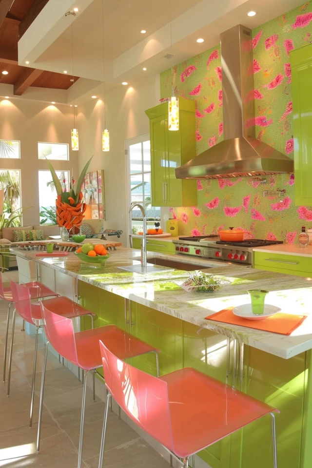 Invigorate Your Home with a Tropical Kitchen Design