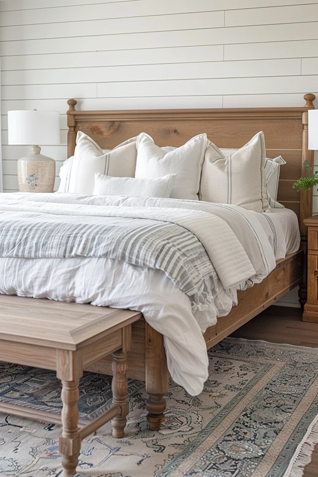Elements of a Farmhouse Bedroom