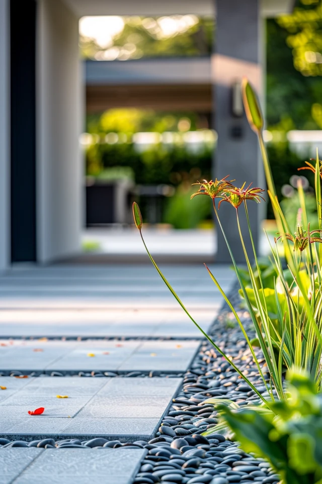 Stylish Driveway Border Options - photo 2