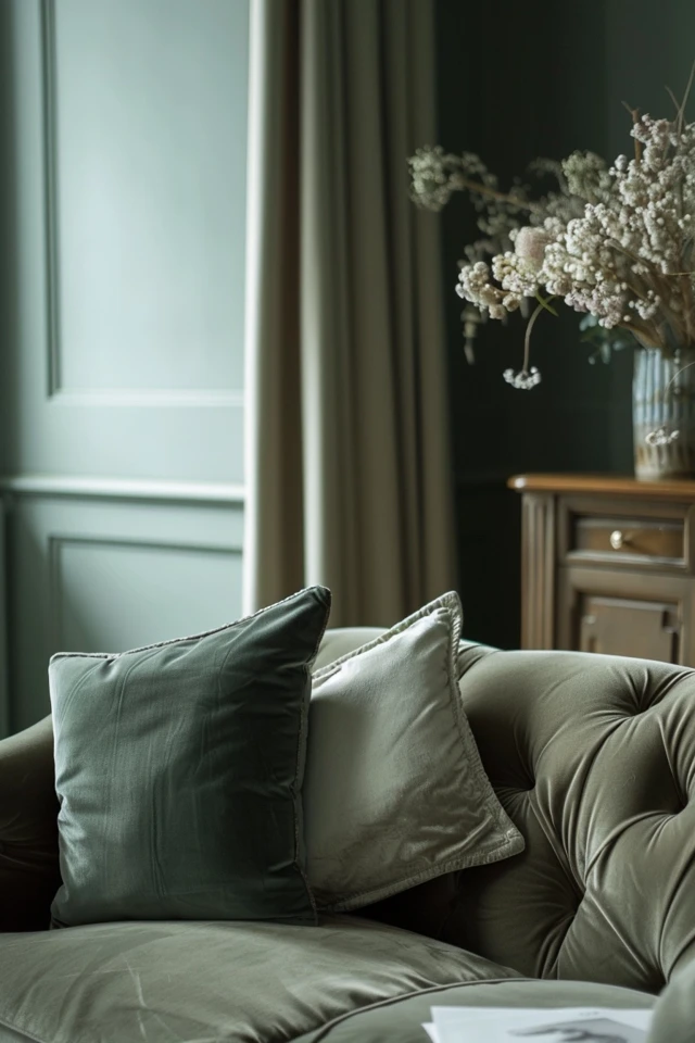 Sage Green as a Background - photo 2