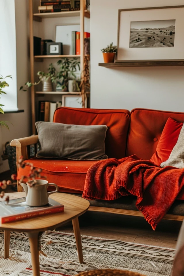 Brown Accents: Accessories and Textiles