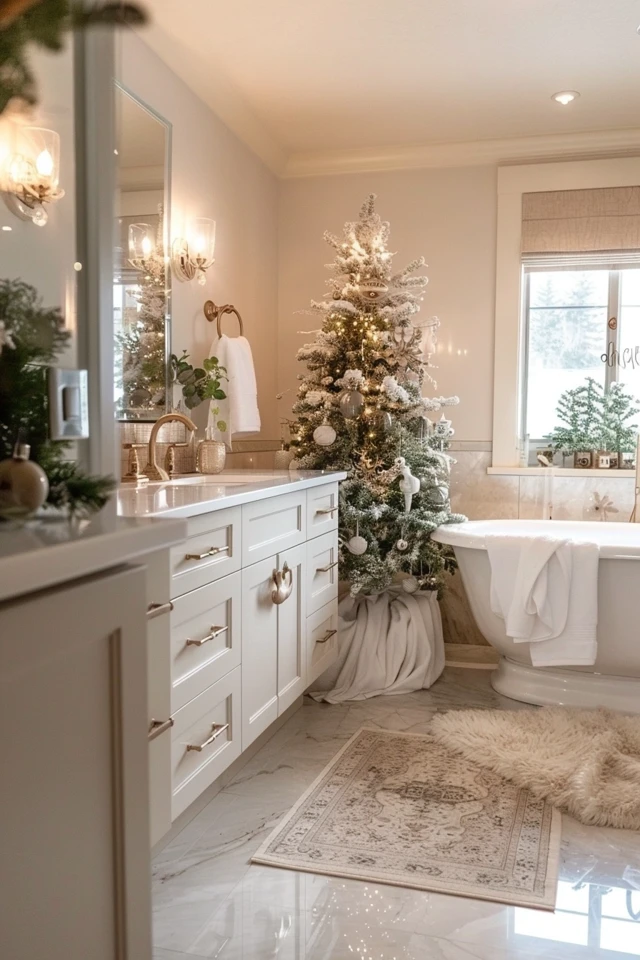 Create a Cohesive and Festive Bathroom Decor