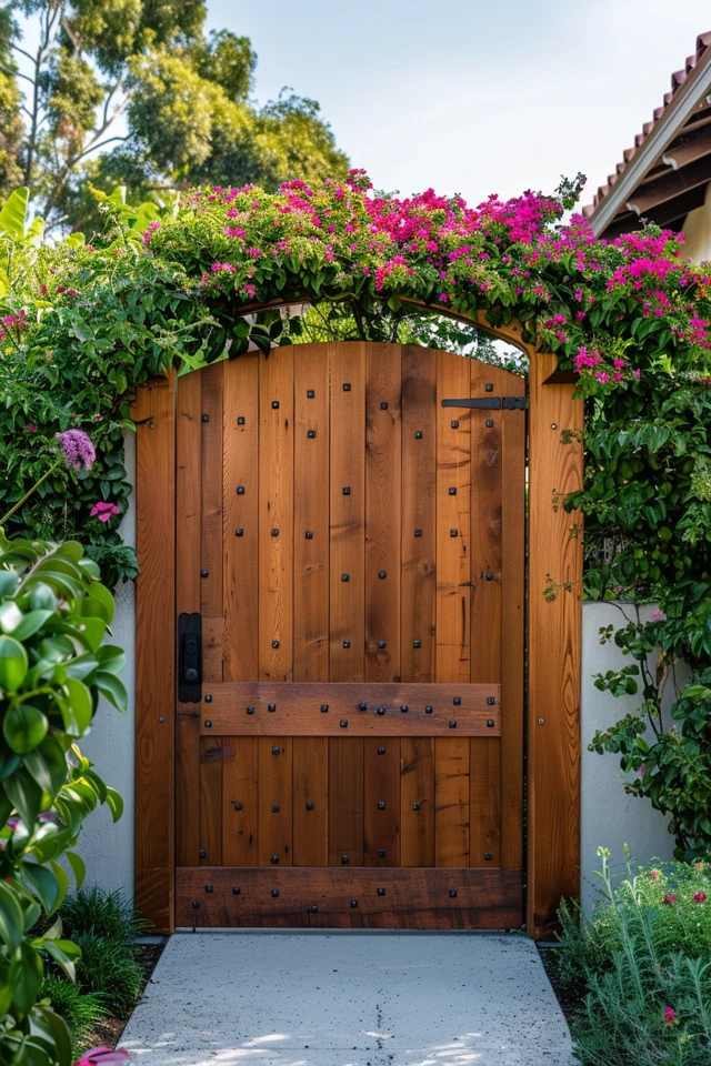Woven Wood Gates