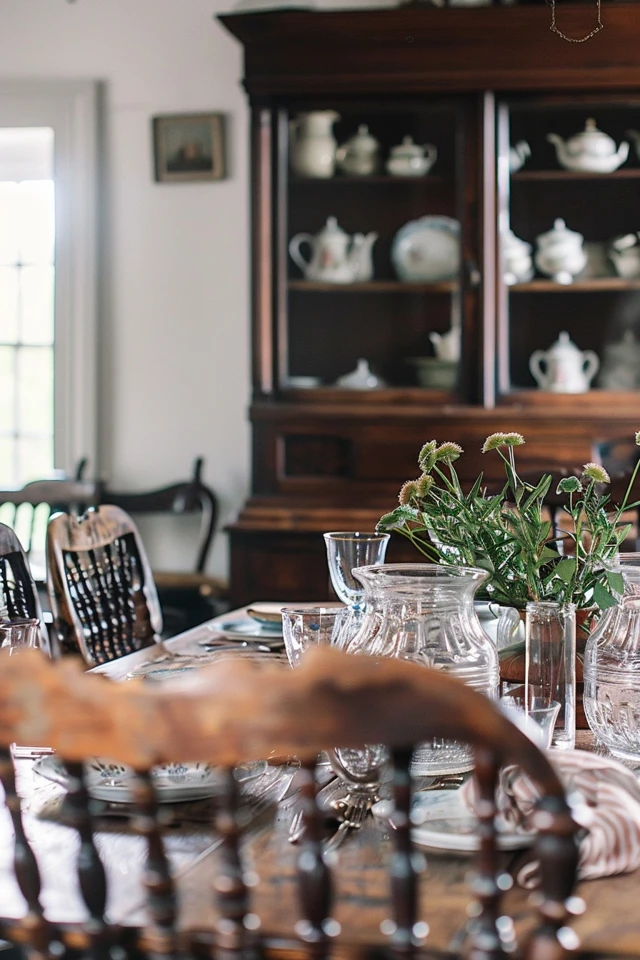 Floral Fabrics and Quaint Accents