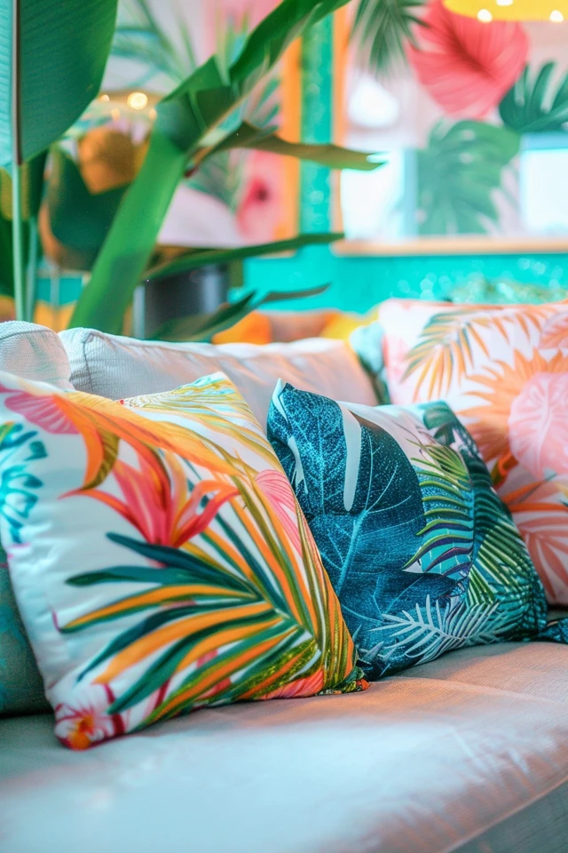 Creating My Dream Tropical Theme Living Room