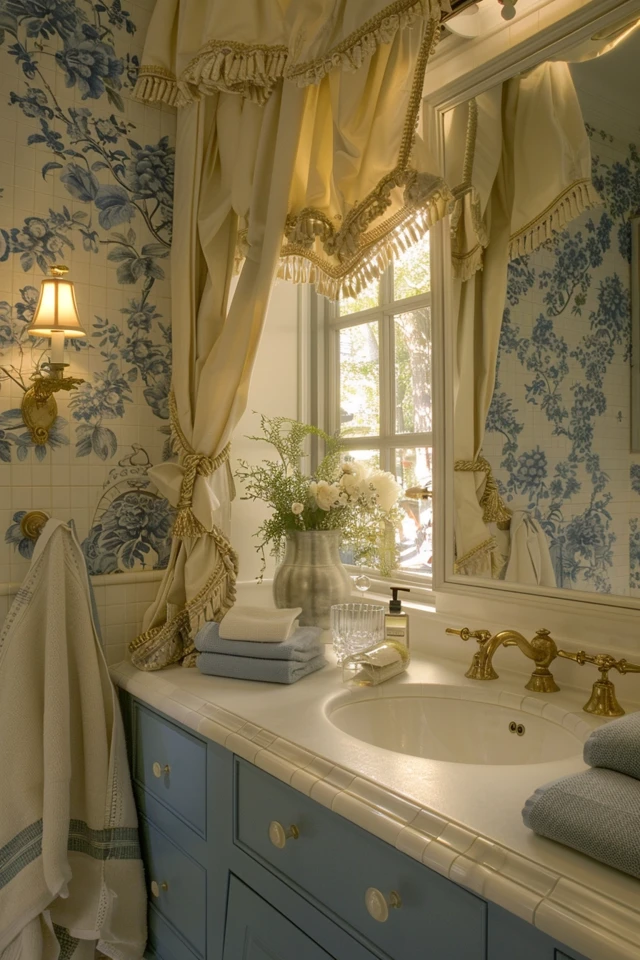 Designing a French Country Small Bathroom
