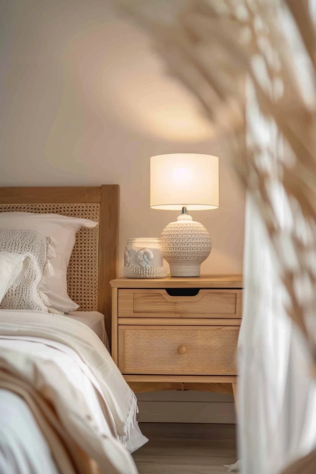 Eclectic Open Nightstand