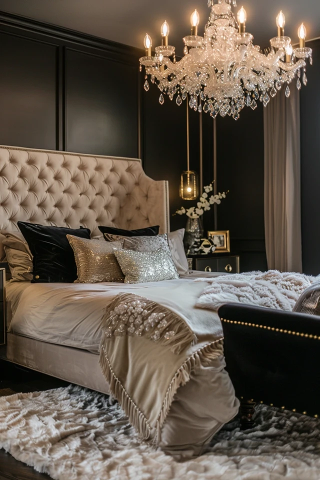 Wall Decor and Lighting for a Luxurious Look