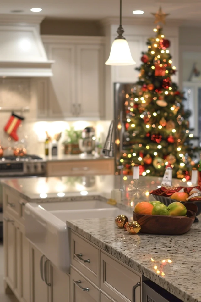 Vintage Holiday Kitchen Decor