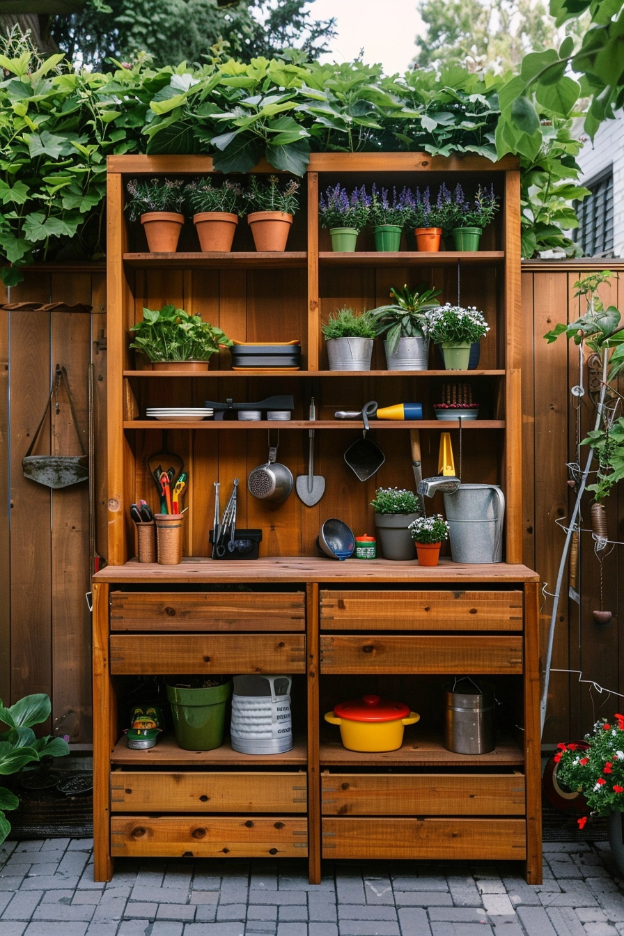 Hampers or Containers for Outdoor Toy Storage
