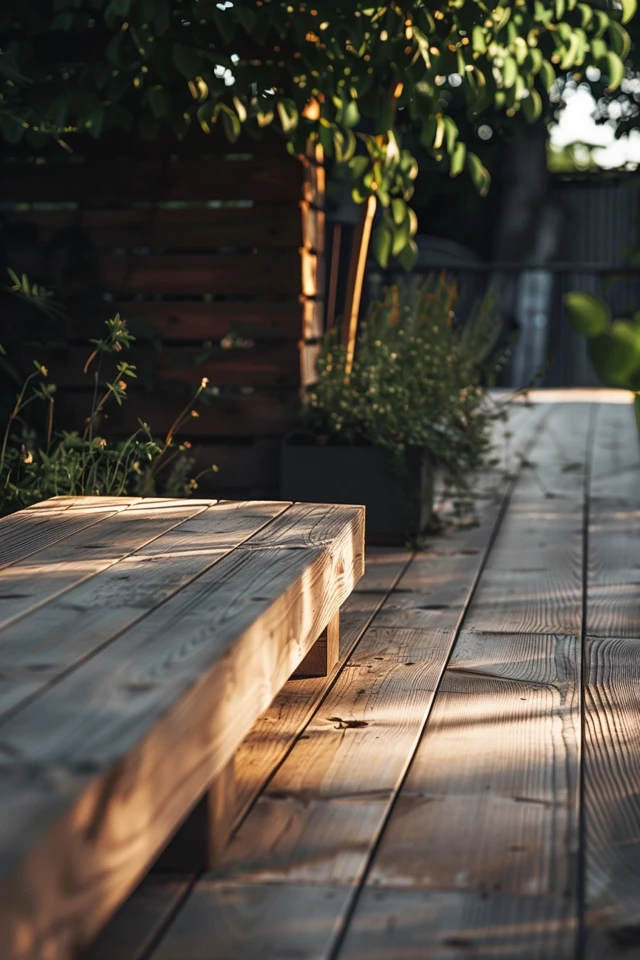 Creative Deck Benches Ideas for Outdoor Bliss