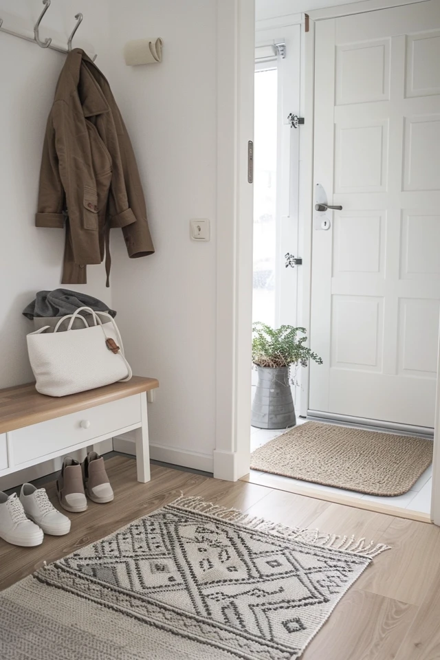 Creating a Cozy and Functional Scandinavian Entryway