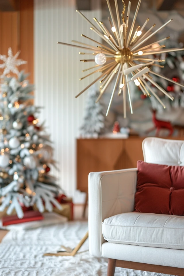 Mid Century Modern Christmas Decor: Retro Festive Decoration