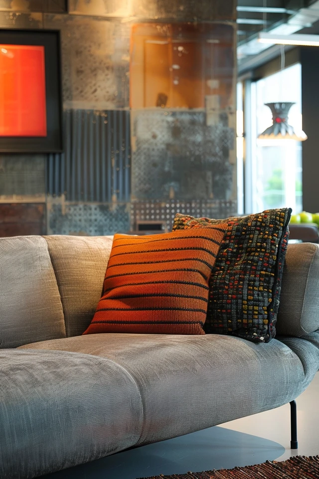 Industrial Design Couches as Focal Points