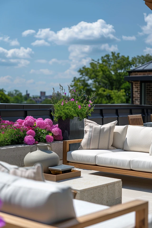 Maximizing Outdoor Space on Small Roof Decks