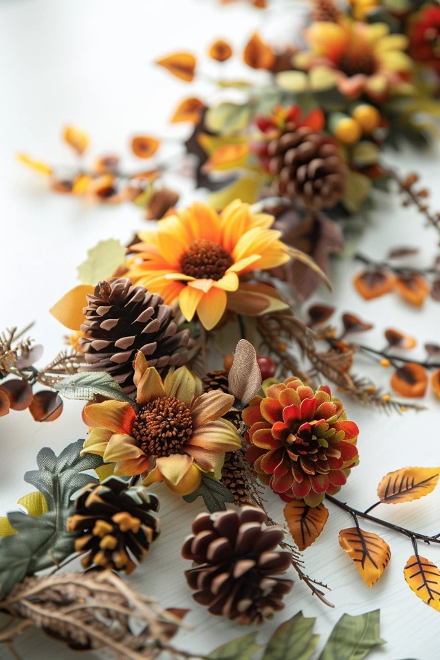 How to Make a Neutral Felt Leaf Garland