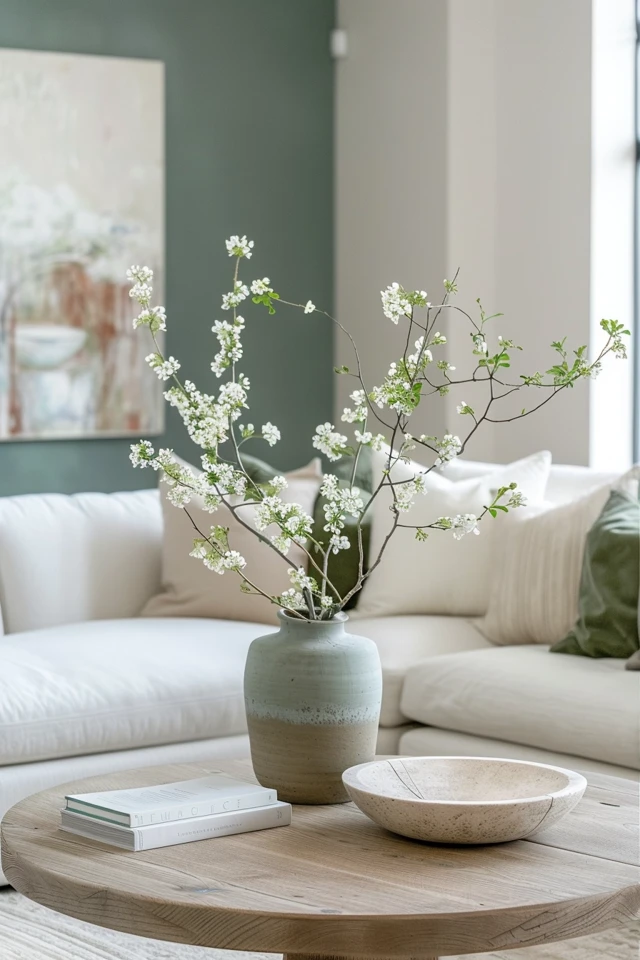 Ideas for a Sage Green Living Room