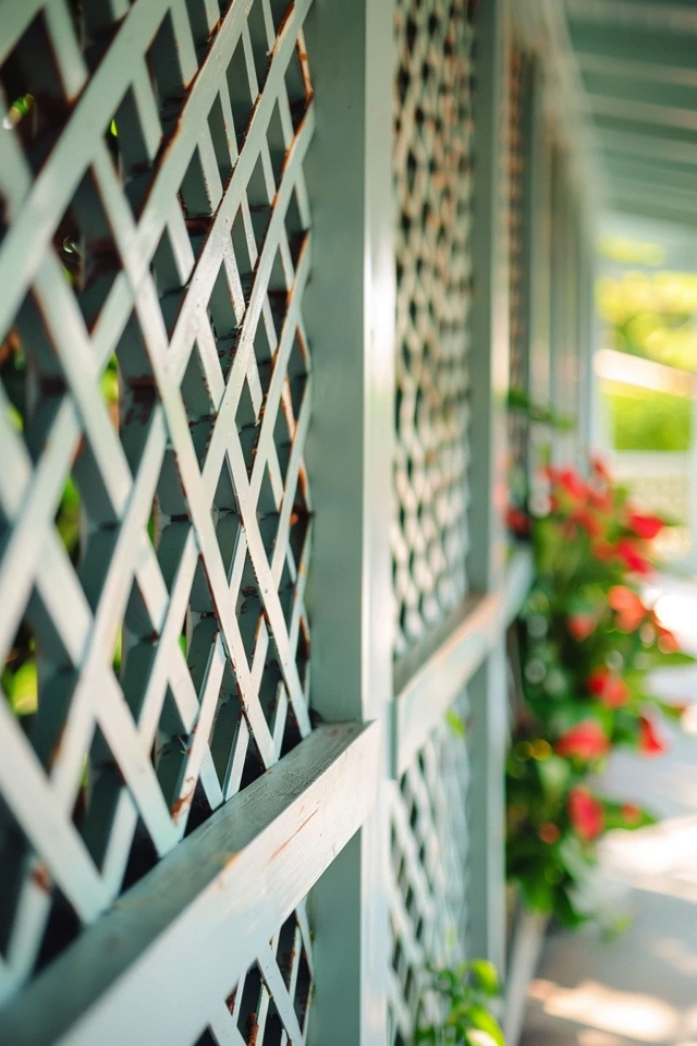 Functional and Creative Uses for Under Porch Lattice