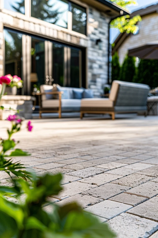 Paver Patio Off Deck Ideas for Stylish Outdoor Living