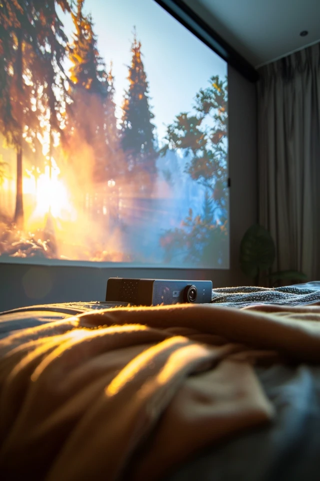 Enhancing Your Bedroom Projector Setup with Audio Systems and Connectivity