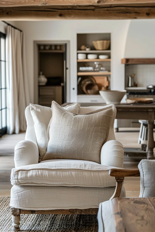 Charming French Farmhouse Living Room Ideas