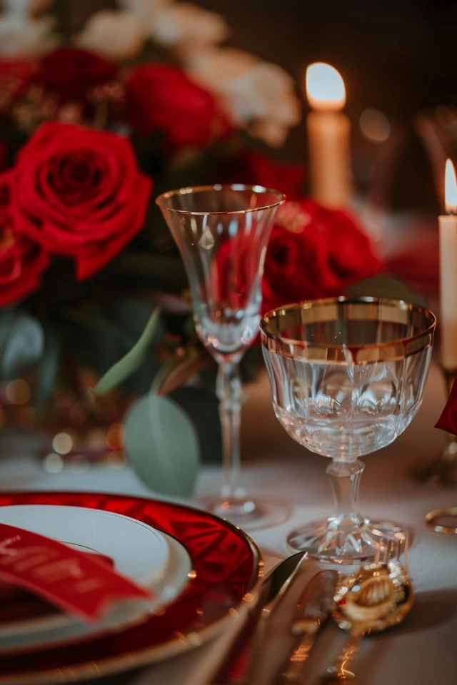 Tips for Setting Up a Red and Gold Christmas Tablescape