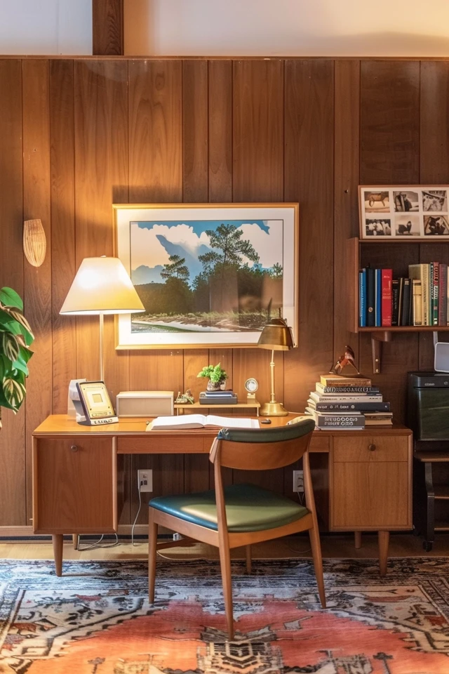 Essential Elements of a Mid-Century Home Office