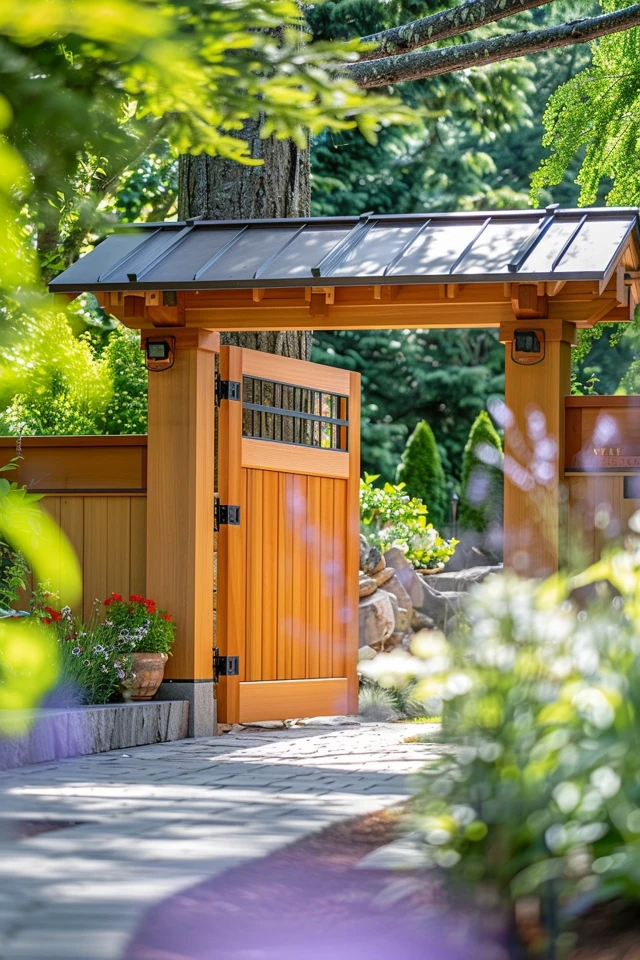 Charming Cedar Gate Ideas for Your Home Entrance
