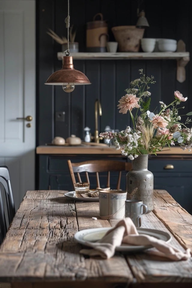 Farmhouse Dining Room Lighting Ideas