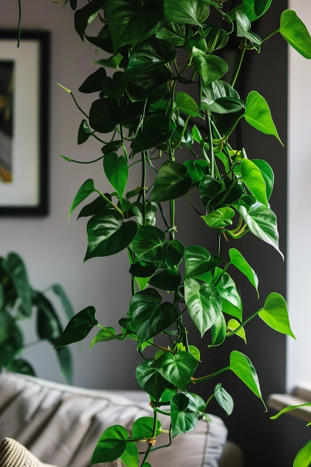 Training Pothos to Climb and Vine