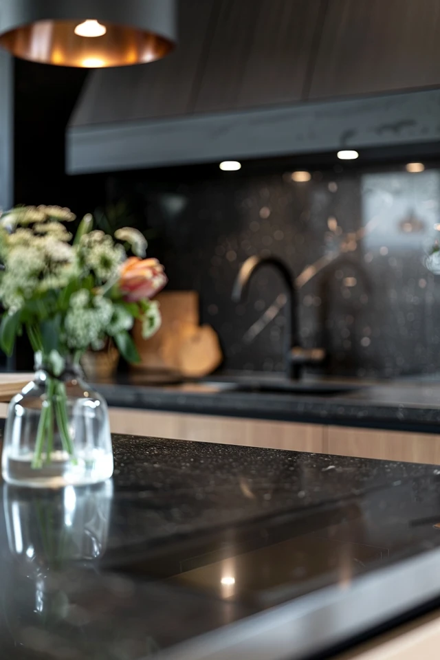 Choosing the Right Backsplash Colors for Black Countertops