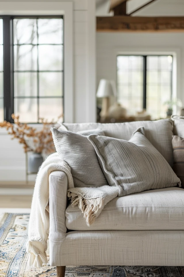Modern Farmhouse Living Room Furniture: Style & Comfort