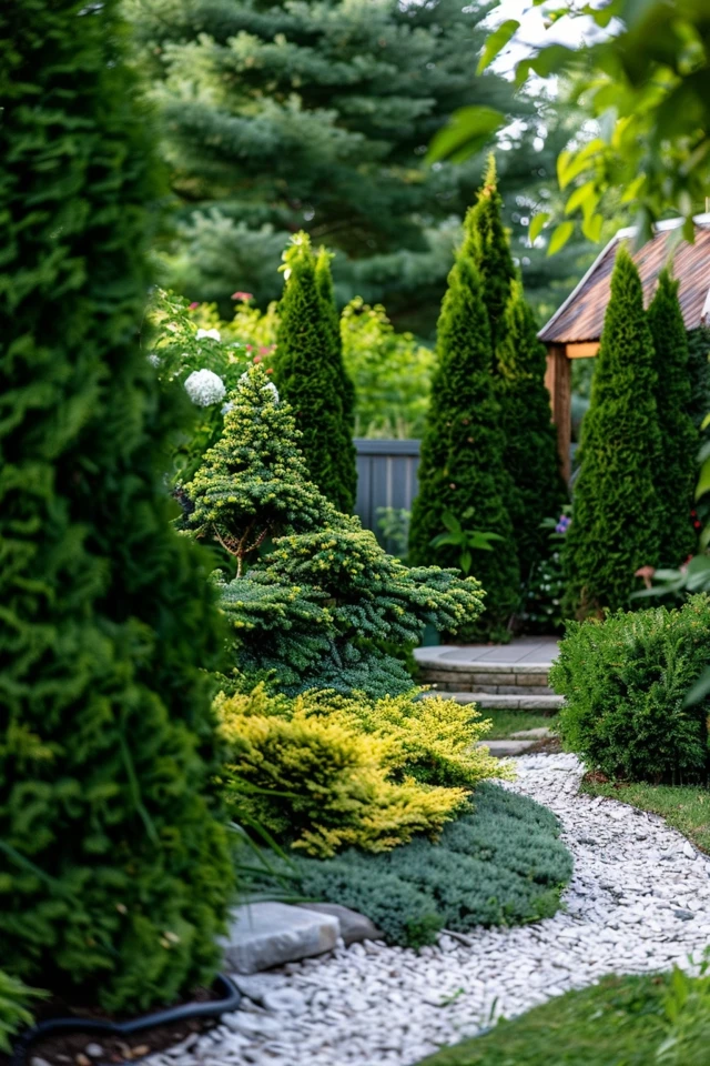 Combine Arborvitae with Companion Plants