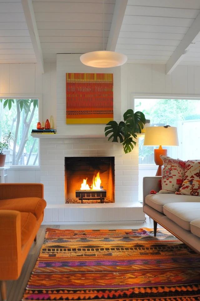 Incorporating a Double-Sided Fireplace