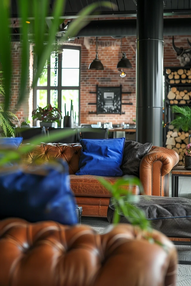 Create an Industrial Living Room Oasis