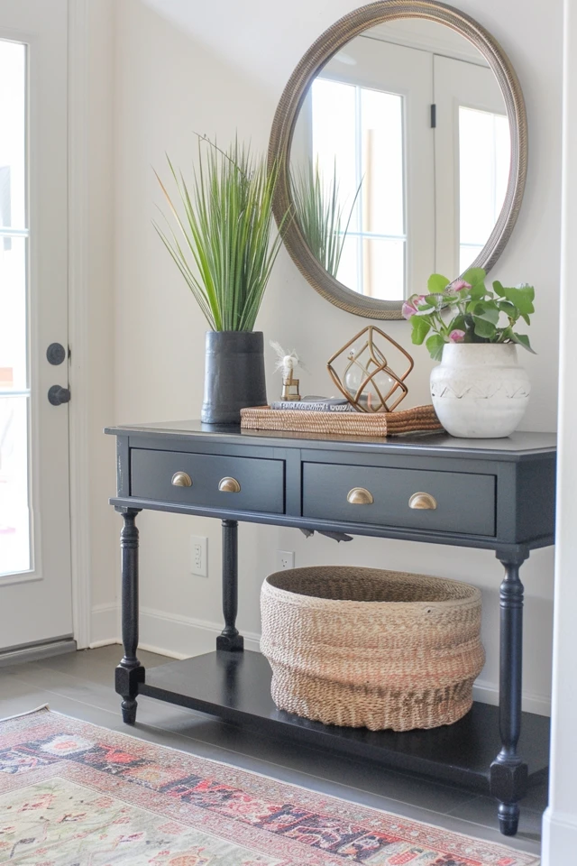 Chic Modern Farmhouse Entryway Ideas & Tips