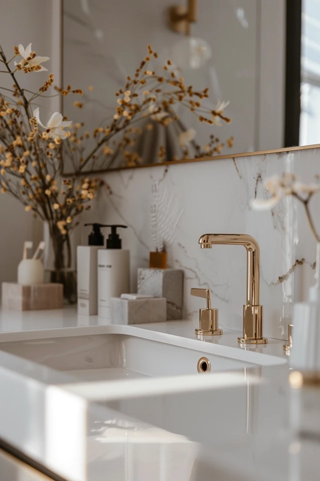 Stylish Materials for Vanity Side Splashes