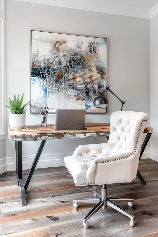 Blending Industrial Style with Other Design Styles in Home Offices