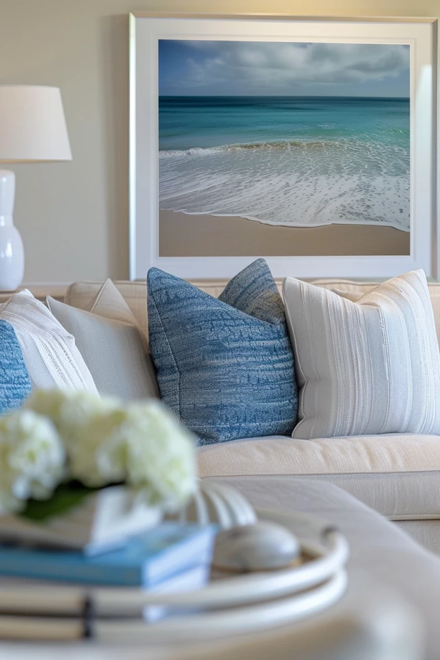 Create a Gallery Wall with Coastal Art and Photos