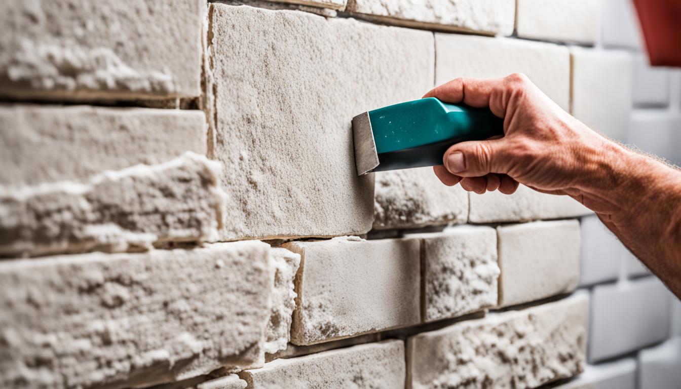 Installing Stone Backsplash
