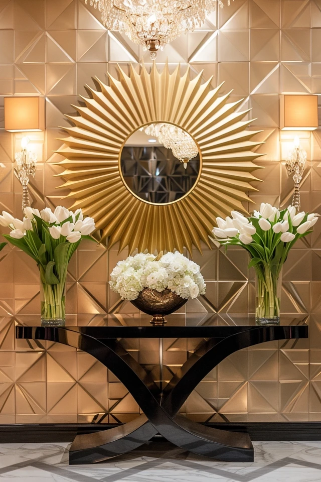 Chic Glam Entryway Ideas to Dazzle Guests