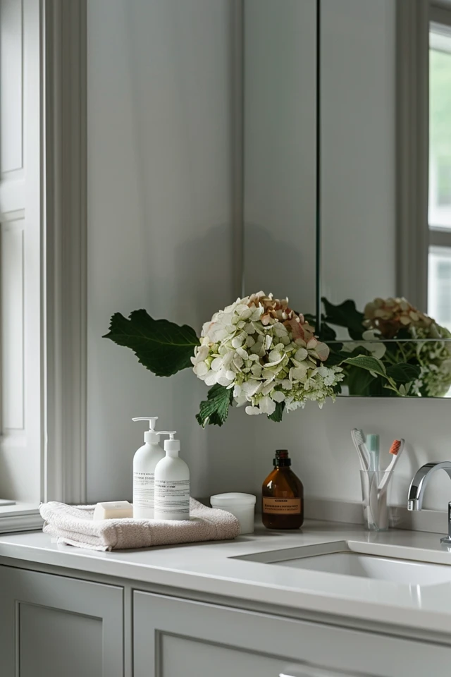 Stylish Solutions for Concealing a Medicine Cabinet Mirror