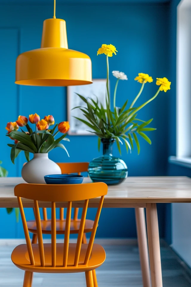 Two Tone Dining Room Colors With Chair Rail