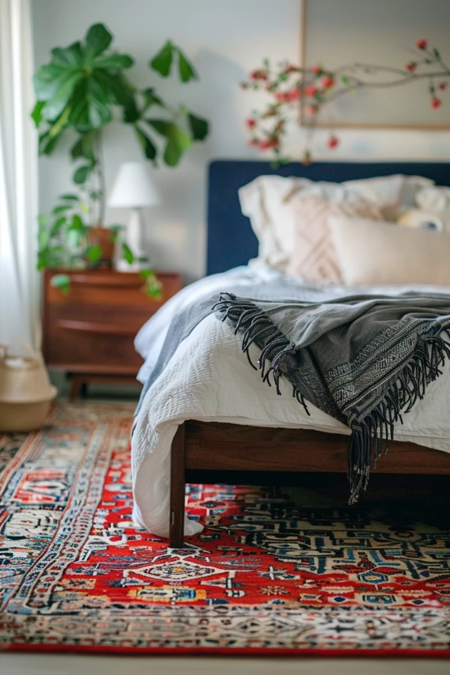 How to Slide a Rug Under a Bed